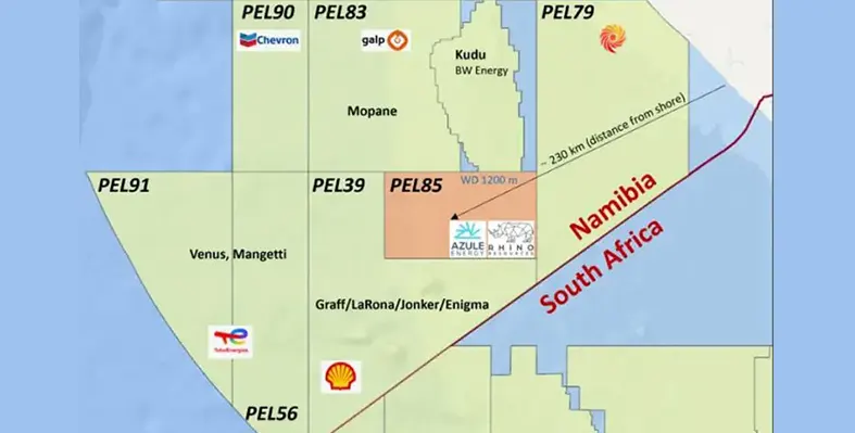 The Volans-1X exploration well is part of PEL85. Image_of_PEL85_map