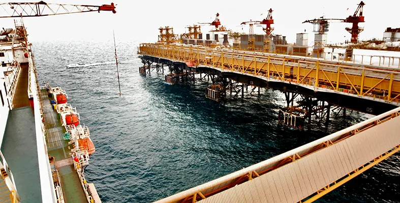 Partners target 350 mn standard cu/ft of gas per day at peak production. Image_of_offshore_platform